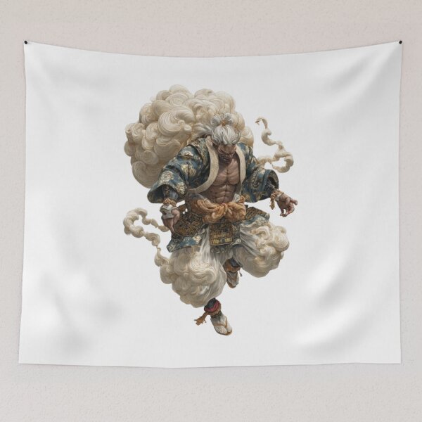 Item preview, Fujin – The Japanese God of Wind designed and sold by AlexLineArt.