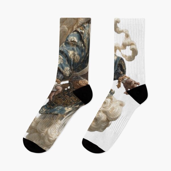 Item preview, Fujin – The Japanese God of Wind designed and sold by AlexLineArt.