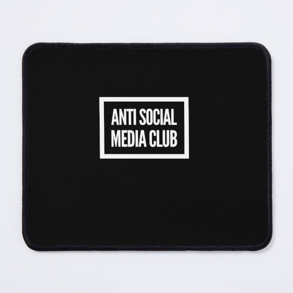 Item preview, anti social media club for those against social media designed and sold by snowry.
