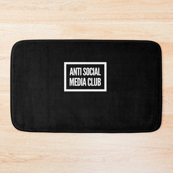 Item preview, anti social media club for those against social media designed and sold by snowry.