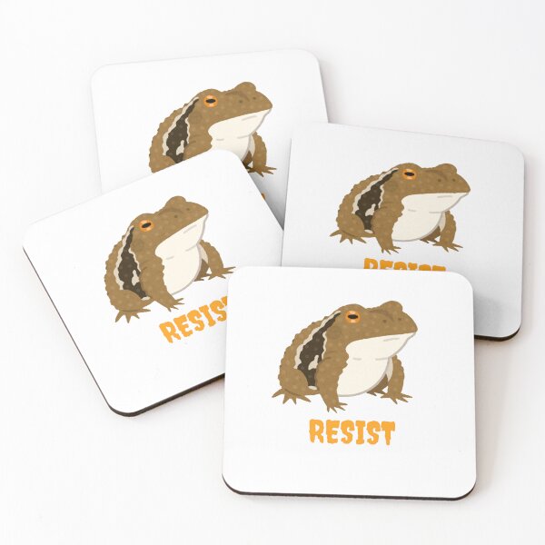 Item preview, resist frog designed and sold by Alienshopdesign.