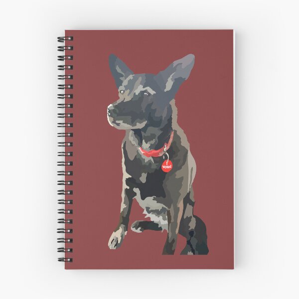 Item preview, Pepper the Dog with I Voted Sticker designed and sold by luzerome.