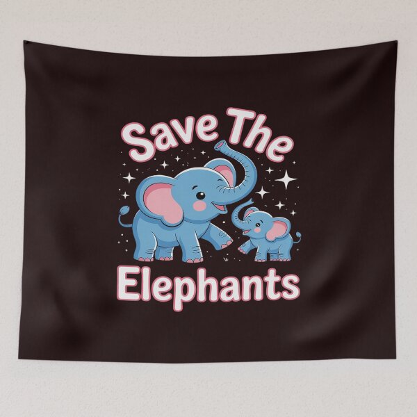 Item preview, Animal Welfare PROTECTS OUR ELEPHANTS Funny Animal Right designed and sold by LeeEvans222.
