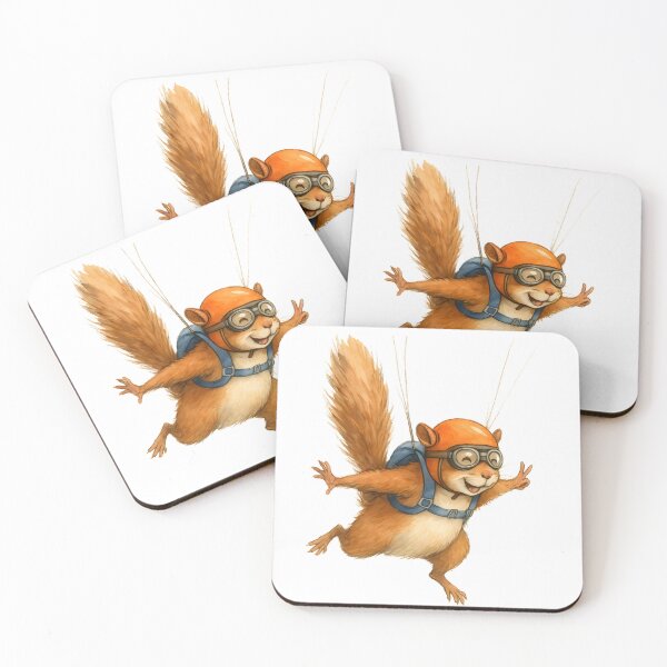 Item preview, Skydiving Squirrel Adventure Scene designed and sold by DariaOltes.