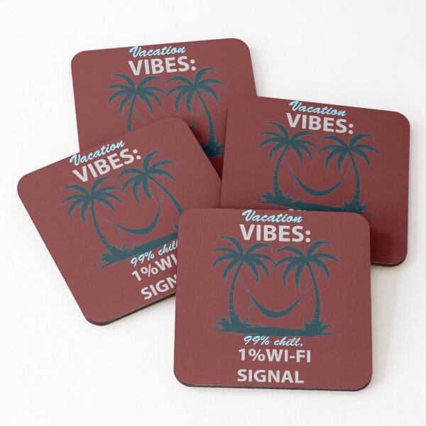 Item preview, Vacation vibes,99%chill,1% WiFi signal, Palm trees  designed and sold by Lunalayer Boutique .