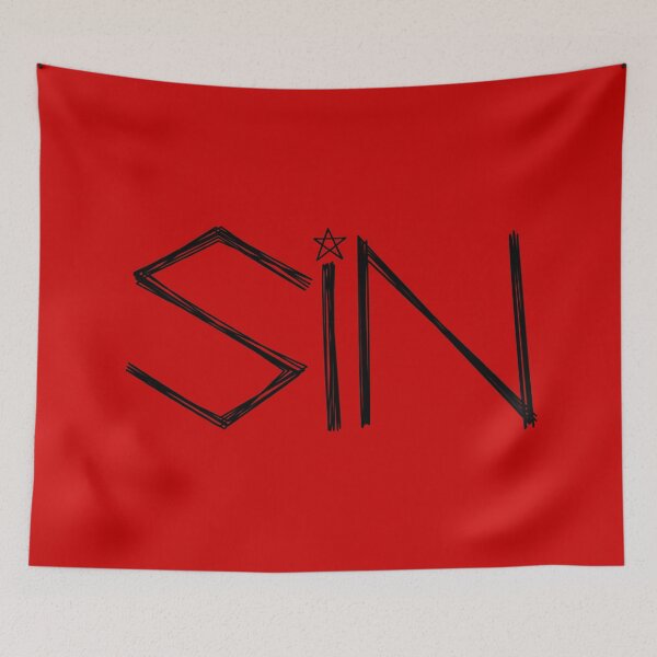 Item preview, SIN (Black On Red) designed and sold by IKDG.
