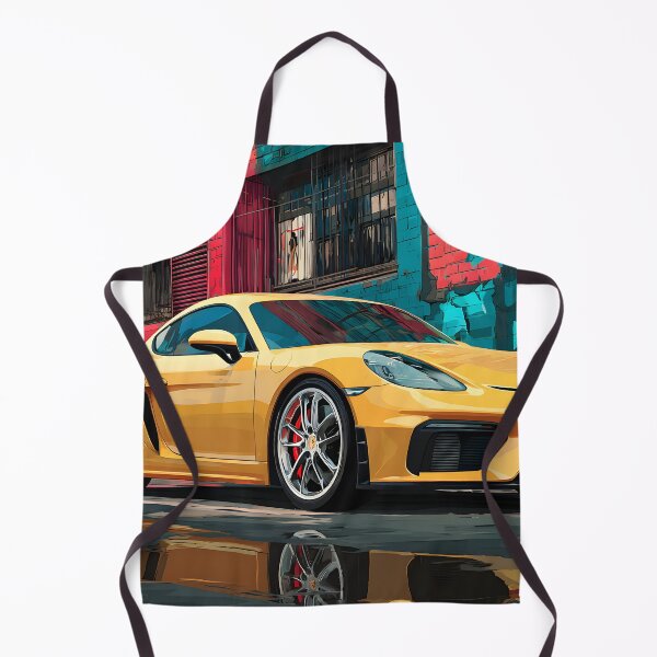 Item preview, Porsche 718 Cayman GT4 Digital Pop Art Wall Poster designed and sold by AutoPopStudio.