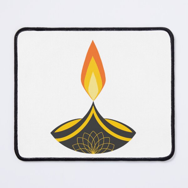 Item preview, Elegant Diya Lamp ? | Minimalist Diwali Light Design Sticker designed and sold by NewIndianProducts.