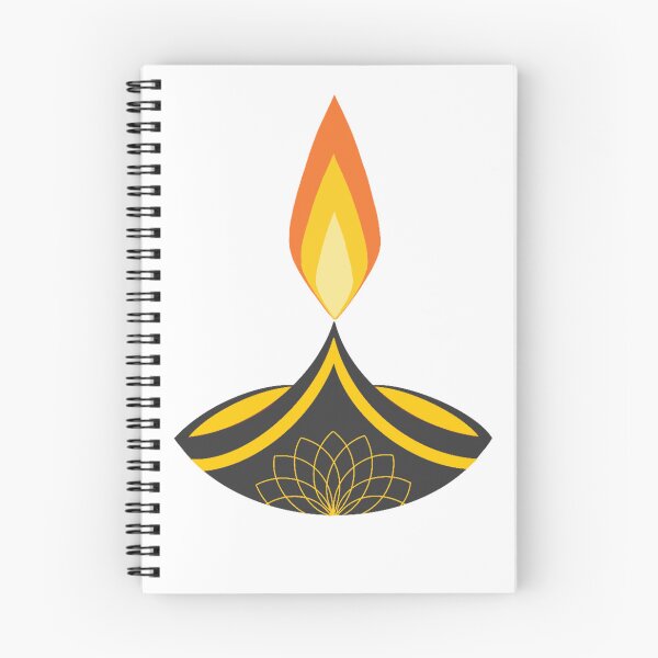 Item preview, Elegant Diya Lamp ? | Minimalist Diwali Light Design Sticker designed and sold by NewIndianProducts.