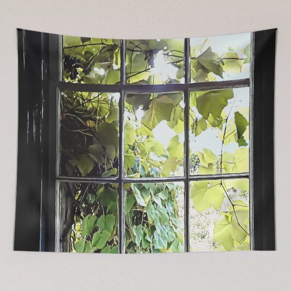 Item preview, Grapevines Seen Through Window designed and sold by Susan Savad.