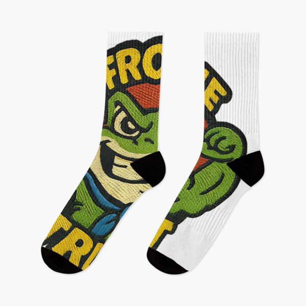 Item preview, In Frog We Trust strong frog funny design amphibian humor power quote retro art designed and sold by ArtDesignTp.