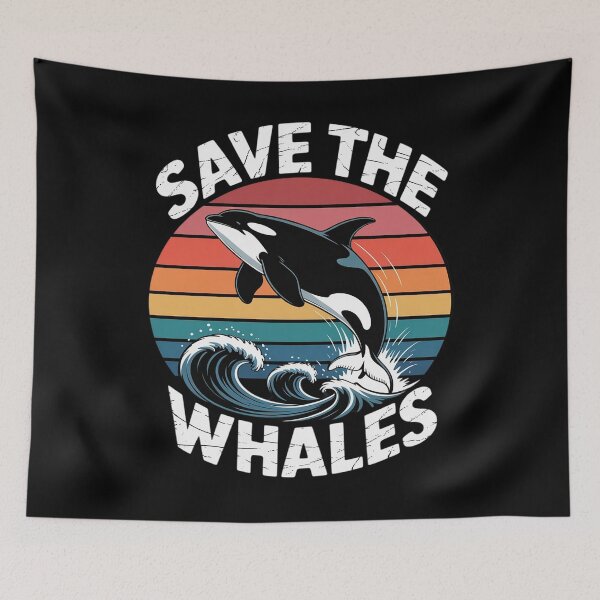 Item preview, Animal Welfare SAVE THE WHALES Funny Animal Rescue designed and sold by LeeEvans222.