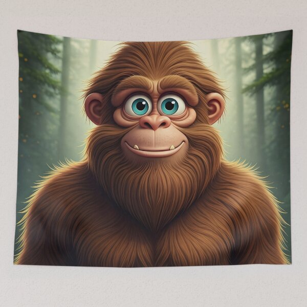 Item preview, Bigfoot Unleashed – The Ultimate Caricature of a Legend designed and sold by PawPrintedArt.