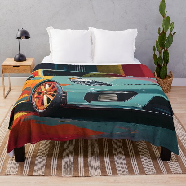 Item preview, Porsche 718 Cayman GT4 Pop Art Wall Canvas for Office designed and sold by AutoPopStudio.