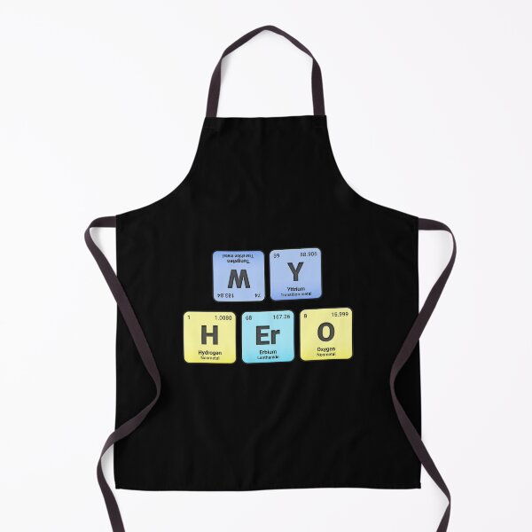 Item preview, My Hero,  Periodic Table Elements, Personalized Chemistry Design, Science Gift for Nerds & Students designed and sold by chipmuckdesignn.