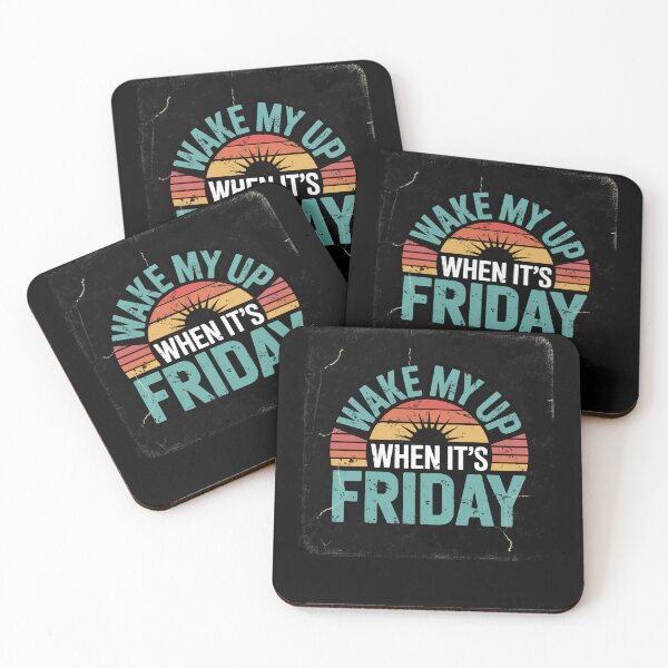 Item preview, Wake My Up When It's FRIDAY Funny Gifts For Sleepyhead designed and sold by byPretroch.