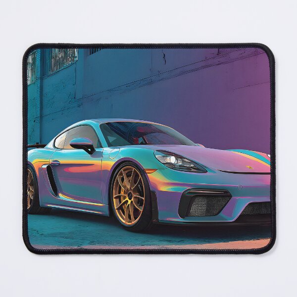 Item preview, Porsche 718 Cayman GT4 Luxury Sports Car Pop Art designed and sold by AutoPopStudio.
