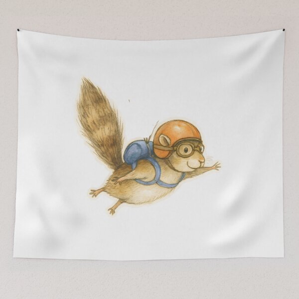 Item preview, Flying Squirrel Parachute Dive designed and sold by DariaOltes.