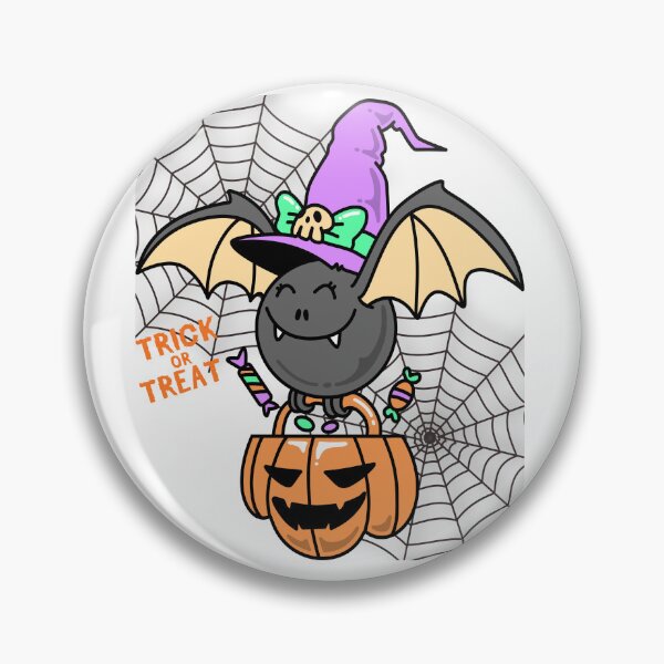 Item preview, Halloween. Trick or Treat And a Funny Bat. designed and sold by Dinasshop.