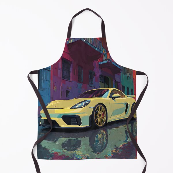 Item preview, Porsche 718 Cayman GT4 Modern Pop Art Wall Poster designed and sold by AutoPopStudio.