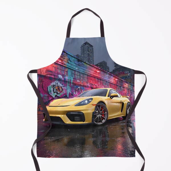 Item preview, Porsche 718 Cayman GT4 Iconic Sports Car Wall Art designed and sold by AutoPopStudio.