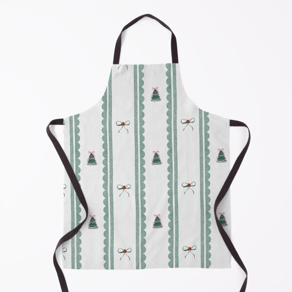 Item preview, Scalloped Christmas Tree and Bow Stripe Pink and Green Coquette Holiday designed and sold by emmabev2322.