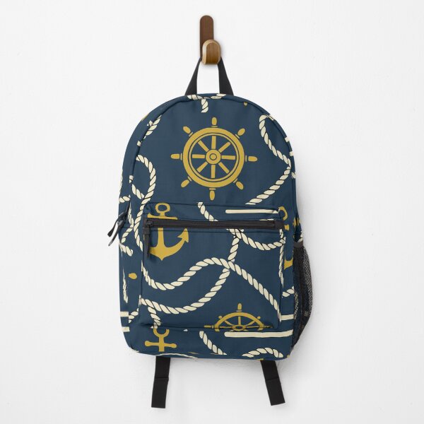 Item preview, Nautical Anchors & Ropes – Elegant Maritime Seamless Pattern designed and sold by HNDesignStudio.