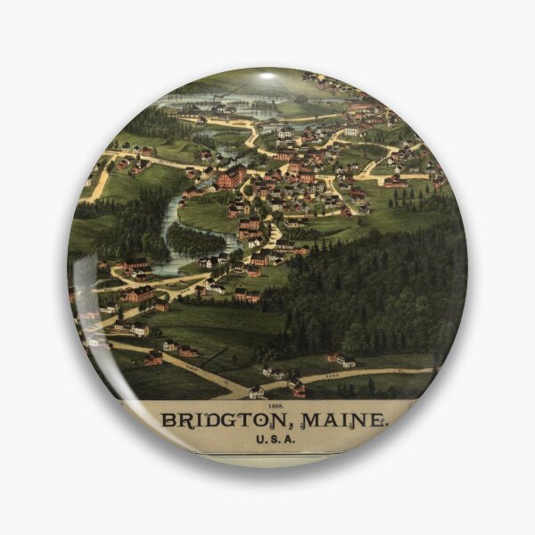 Item preview, Bridgton, Maine, U.S.A. in 1888 designed and sold by CTRL+ALT+Divine.