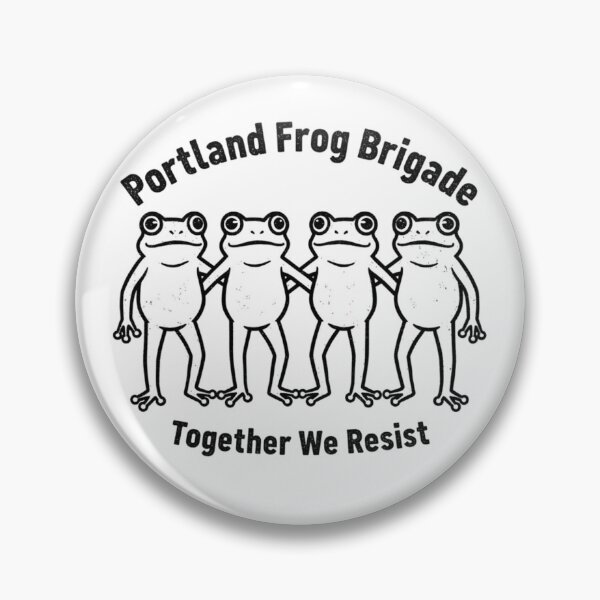 Item preview, Portland Frog Brigade Frogs Resist Together designed and sold by NightWisdom.