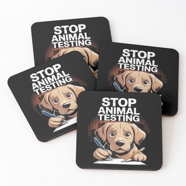 Item preview, Animal Welfare STOP ANIMAL TESTING Funny Animal Testing Free designed and sold by JonBarnes22.