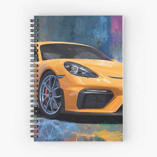 Item preview, Porsche 718 Cayman GT4 Pop Art for Luxury Interiors designed and sold by AutoPopStudio.