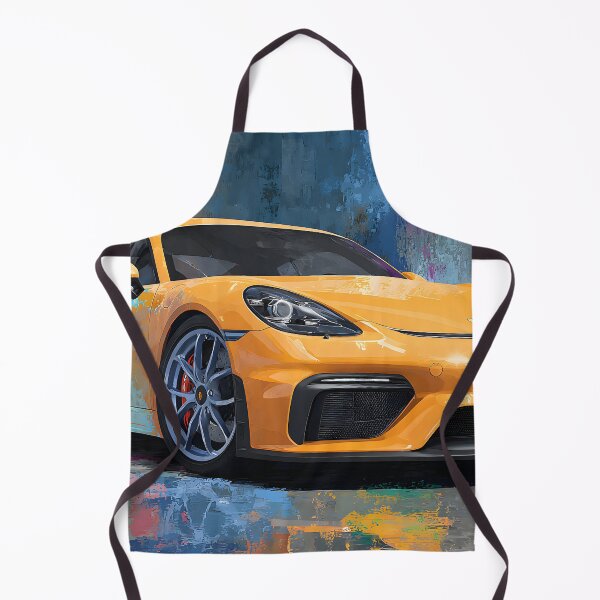 Item preview, Porsche 718 Cayman GT4 Pop Art for Luxury Interiors designed and sold by AutoPopStudio.