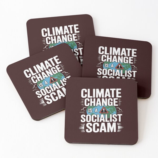 Item preview, Anti Green CLIMATE CHANGE SOCIALIST SCAM Funny Activists designed and sold by JonBarnes22.