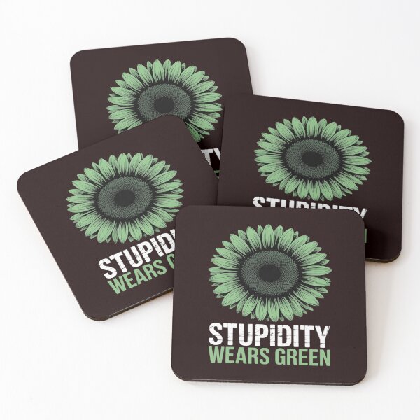 Item preview, Anti Green STUPIDITY WEARS GREEN Funny Activists designed and sold by JonBarnes22.