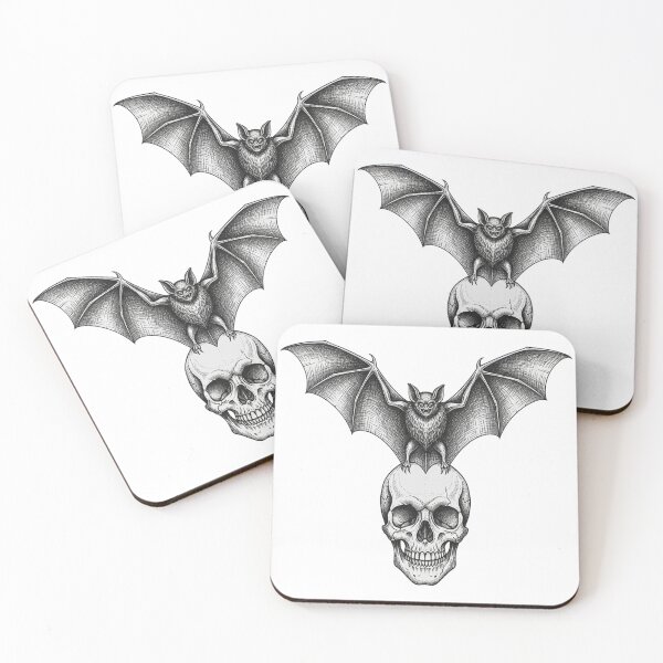Item preview, Vintage Goth Bat Skull designed and sold by BetOova.