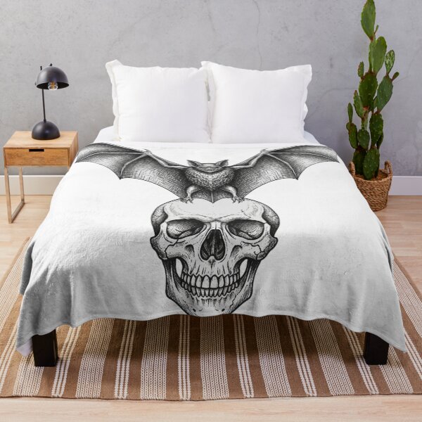 Item preview, Vintage Goth Bat Skull designed and sold by BetOova.