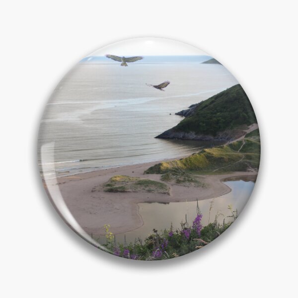 Item preview, A new day dawns at Three Cliffs Bay designed and sold by missmoneypenny.