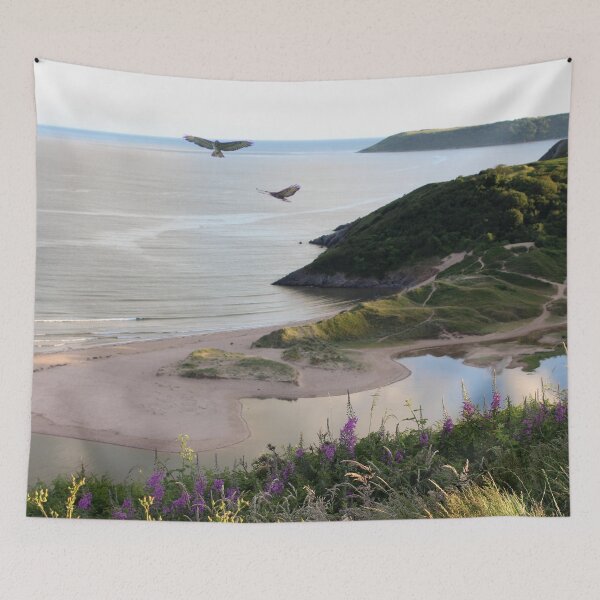 Item preview, A new day dawns at Three Cliffs Bay designed and sold by missmoneypenny.