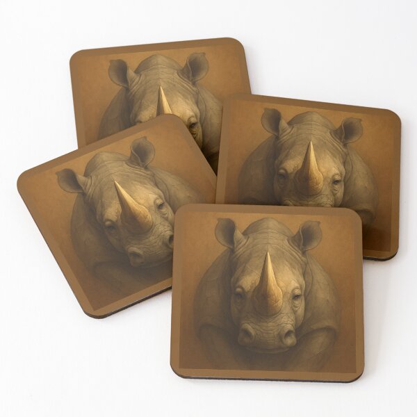 Item preview, GeoRealism Rhino — Guardian of Balance designed and sold by GeoWild Designs.
