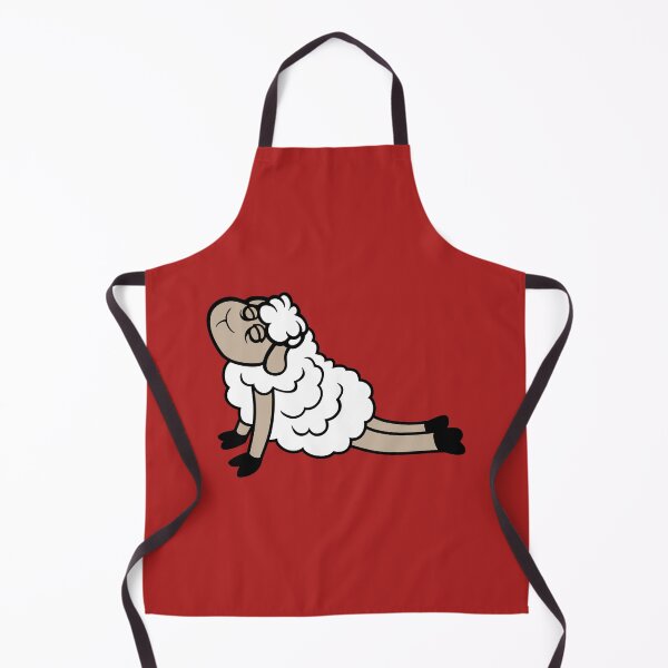 Artikelvorschau, Schafe müde erschöpft Yoga Kobra Pose Bhujangasana Stretch entworfen und verkauft von shirt-o-mat.