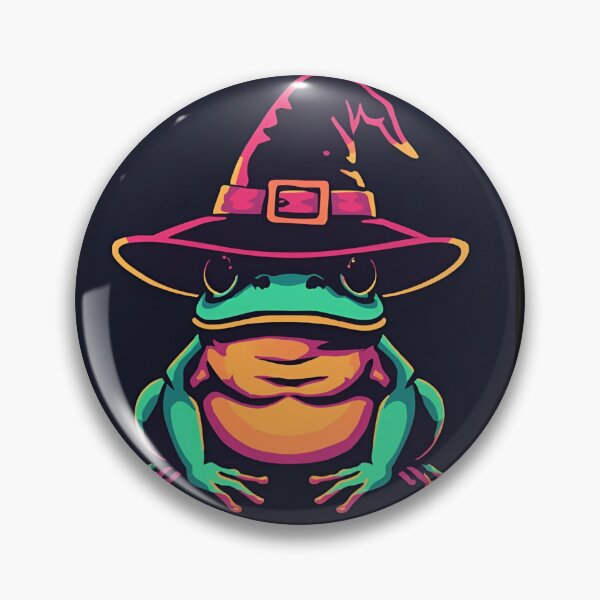 Item preview, Halloween Witch Frog designed and sold by PatronesKawai.