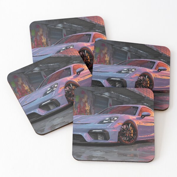 Item preview, Porsche 718 Cayman GT4 Automotive Art Pop Style designed and sold by AutoPopStudio.