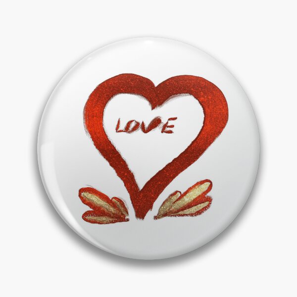 Item preview, Love – Red & Gold Glitter Heart Design designed and sold by creativesurface.