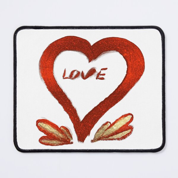 Item preview, Love – Red & Gold Glitter Heart Design designed and sold by creativesurface.