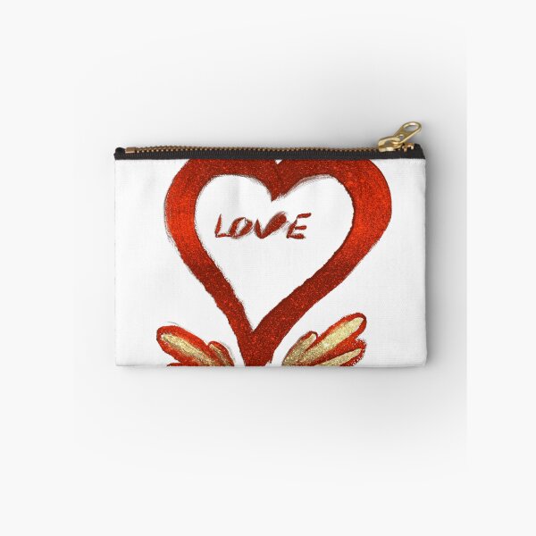 Item preview, Love – Red & Gold Glitter Heart Design designed and sold by creativesurface.