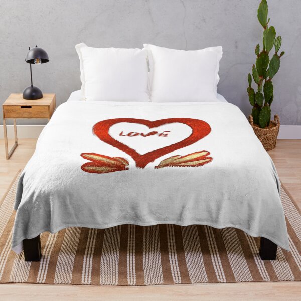Item preview, Love – Red & Gold Glitter Heart Design designed and sold by creativesurface.