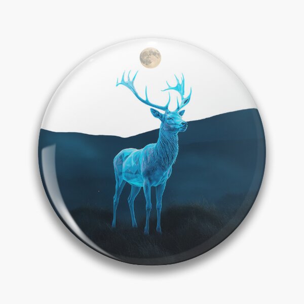 Item preview, Scotland Red Deer Shirt - Mystical Moonlight Highland Stag designed and sold by Loom on the Loch.