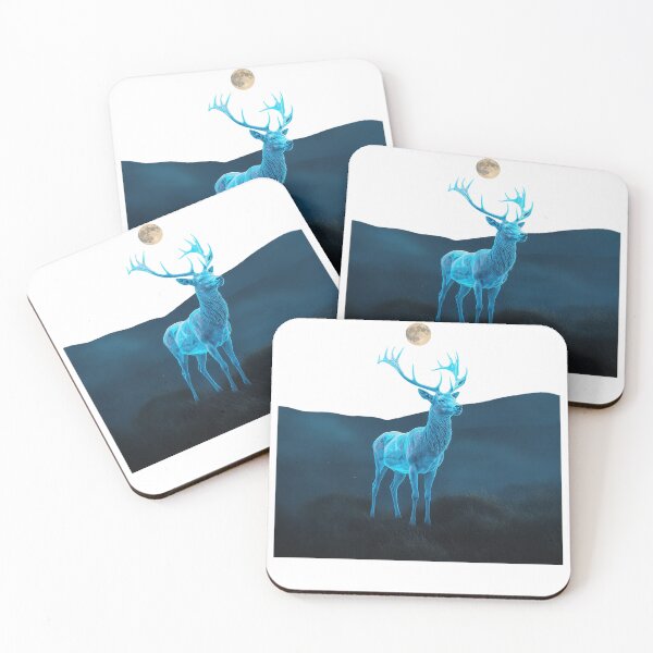 Item preview, Scotland Red Deer Shirt - Mystical Moonlight Highland Stag designed and sold by Loom on the Loch.