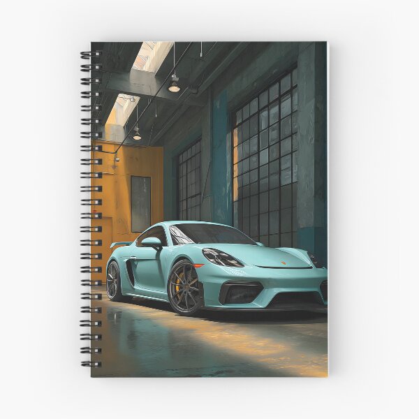 Item preview, Porsche 718 Cayman GT4 Contemporary Canvas Print designed and sold by AutoPopStudio.