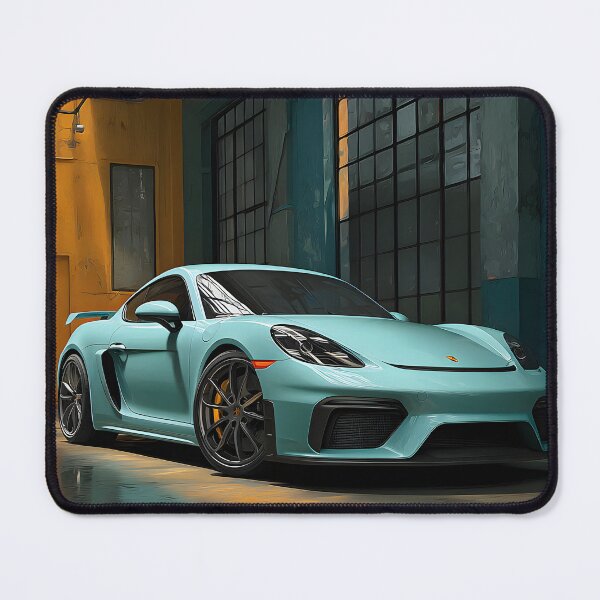 Item preview, Porsche 718 Cayman GT4 Contemporary Canvas Print designed and sold by AutoPopStudio.